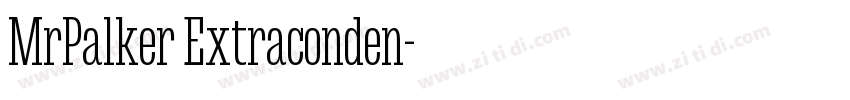 MrPalker Extraconden字体转换